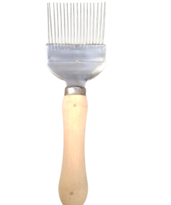 Fedelezővilla 19 tűs fa nyelű