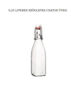 250 ml-es csatos üveg - 420 Ft