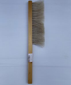Méhleseprő kefe természetes szőrrel, hosszú, fekete 43,5 cm