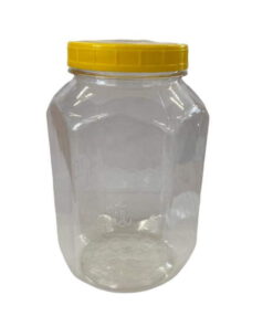 Műanyag flakon  szögletes 1 kg