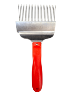 Fedelezővilla masszív 25 tűs piros